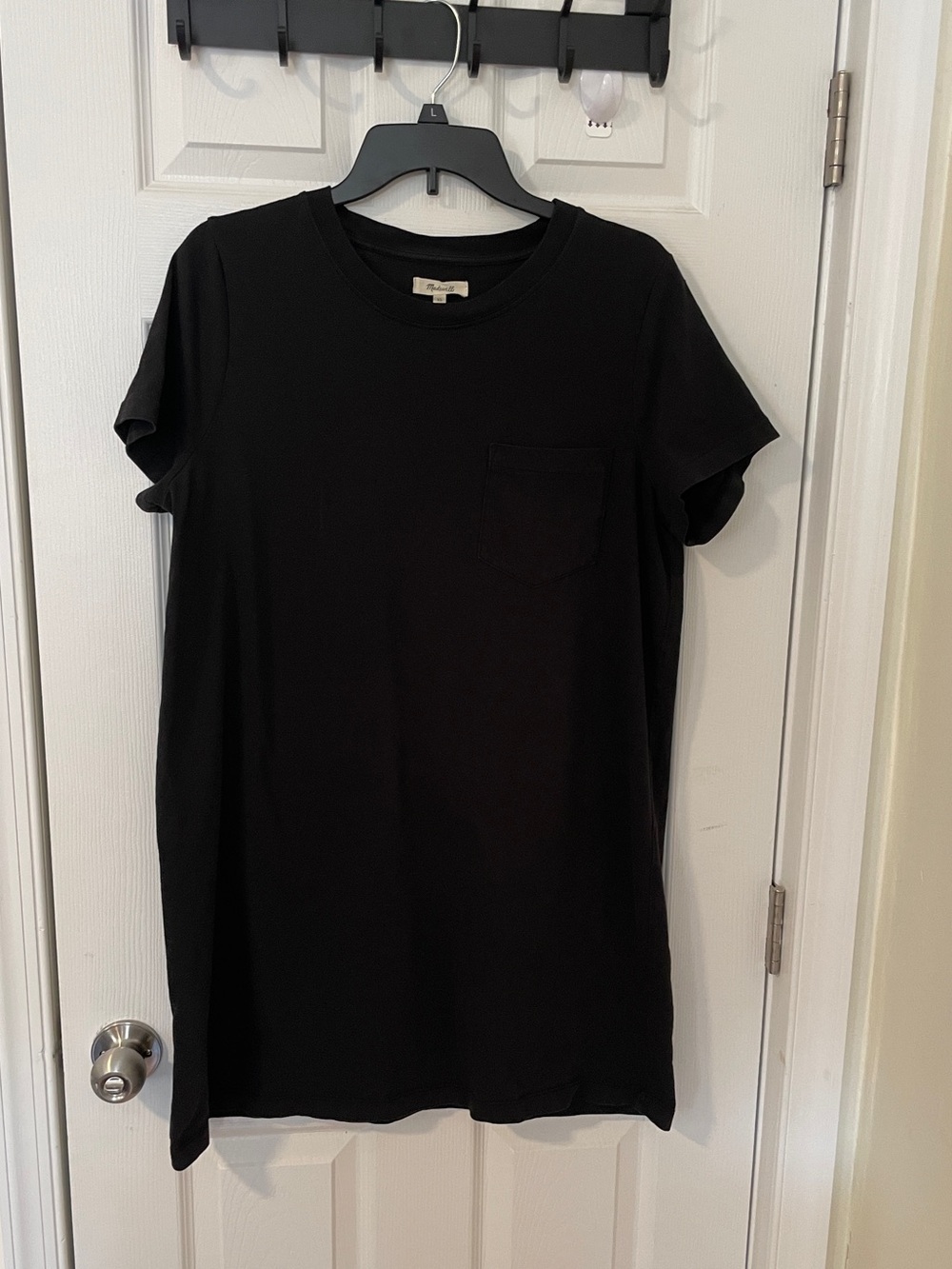 Madewell Black T-Shirt Dress